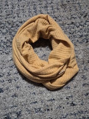 Women's Mustard Knit Infinity Scarf - Unbranded